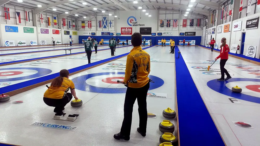 Club curling on the sheets