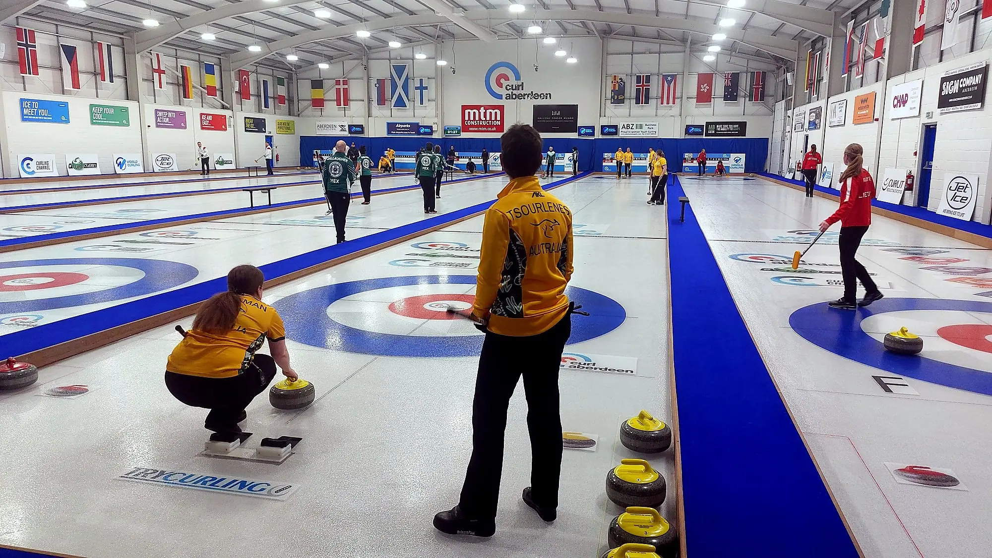 Games under way across the sheets