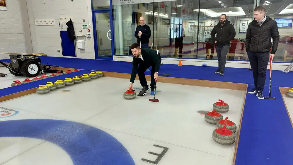 Colleagues playing a corporate session